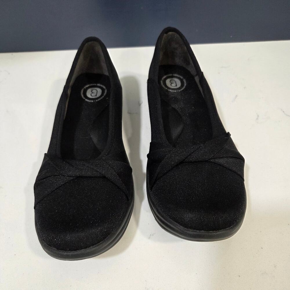 Bzees Paris Slip On Machine Wash Twist Front Detail Comfort Cloud Insoles Sz 8 - Picture 5 of 11